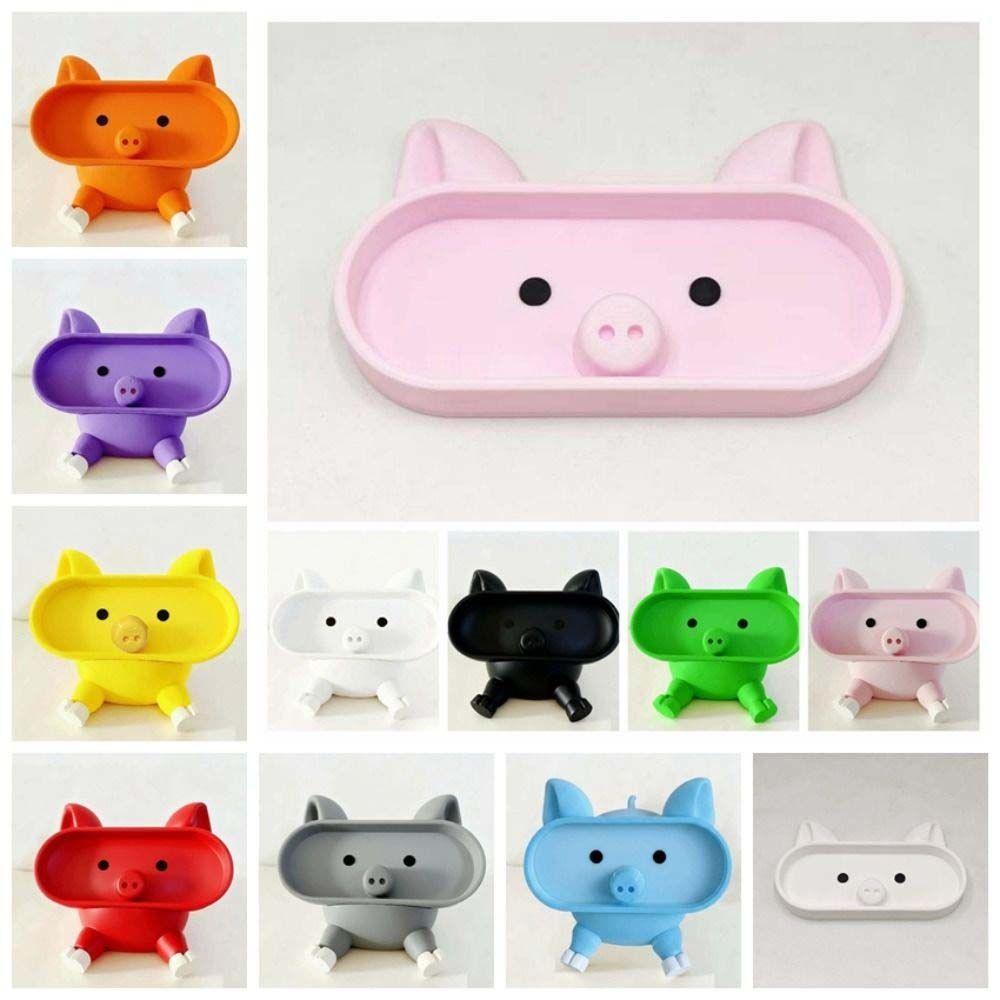 Large Capacity Pink Piggy Glasses Case PLA Small Items Organizers Eyewears Storage Box Keys