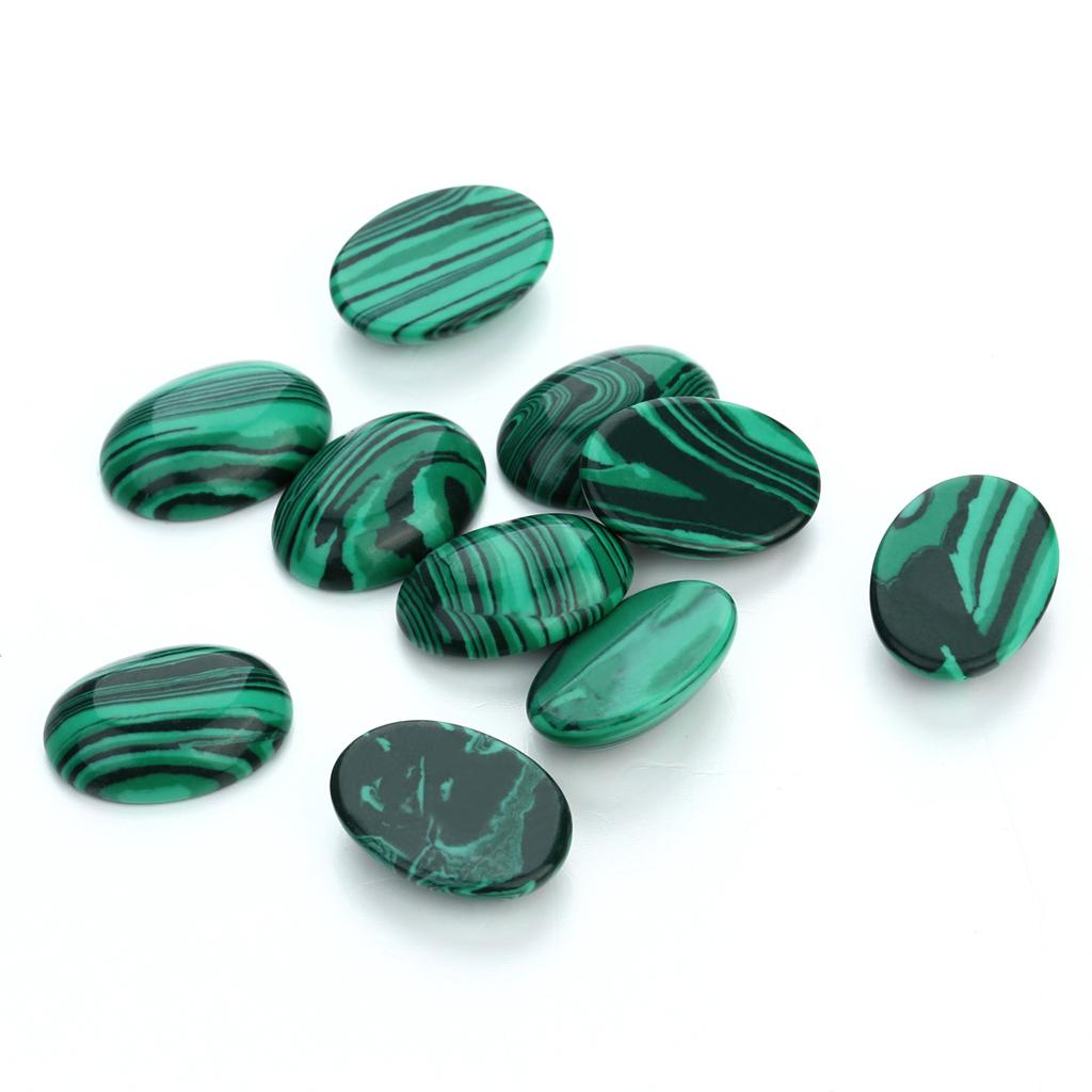 5/10 Pièces/Paquet Cabochon Pierre Naturelle Agate Ovale Lapis Œil de Tigre Perles Libres Dos Plat Cabochon Camée Entretoises Pour la Fabrication de Bijoux