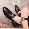 New Arrival Men's Patent Leather Sequin Tassel Dress Business Office Shoes Male Charm Wedding Party Prom Flats Footwear