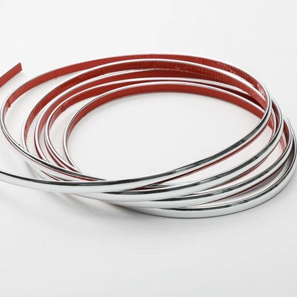 1 piece of 3m/118.11 inches peelable adhesive decorative strip, suitable for flexible decorative strip on the edge of backsplash
