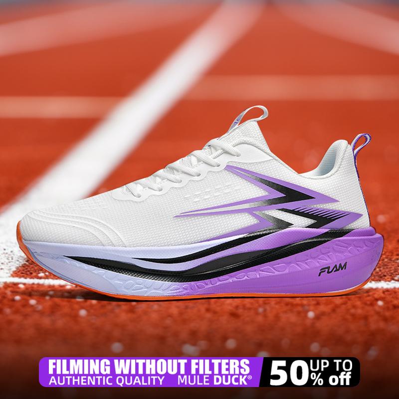 

Спеціальні вуглецеві пластини спортивні кросівки для бігу марафон повітряна подушка чоловіки дихаючі легкі жінки зручні нековзні кросівки 45 чорний