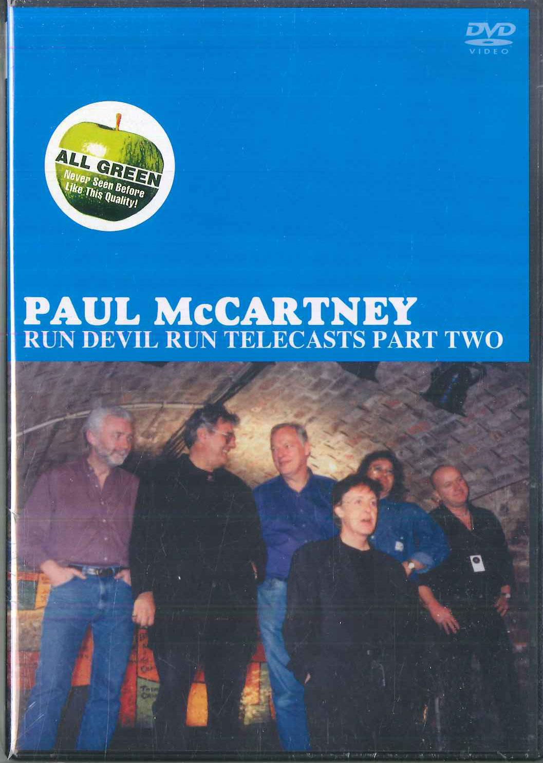 

DVD ПОЛ МАККАРТНИ - Run Devil Run Телепередачи Часть Вторая AGRDRT02 ALL GREEN 2003 Не Японский Музыкальный Клип Б/У