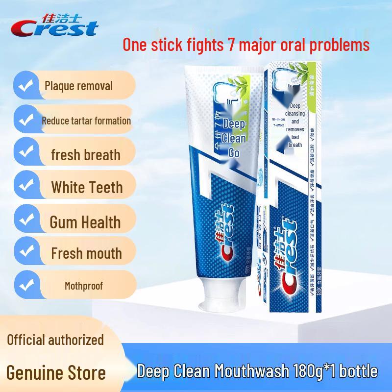 Crest 7-Effect Tea Scent Fresh Toothpaste