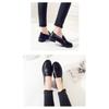 Women's Single Shoes Spring Korean Version Thick-heeled Casual Shoes College Style British Small Leather Shoes Round Toe