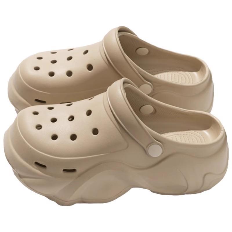 New cloud heel EVA hole shoes platform cm summer wear fashionable and comfortable hole shoes women's