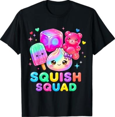 Tintenfisch Squad Knödel Kawaii Pastell Anime Geburtstag T-Shirt