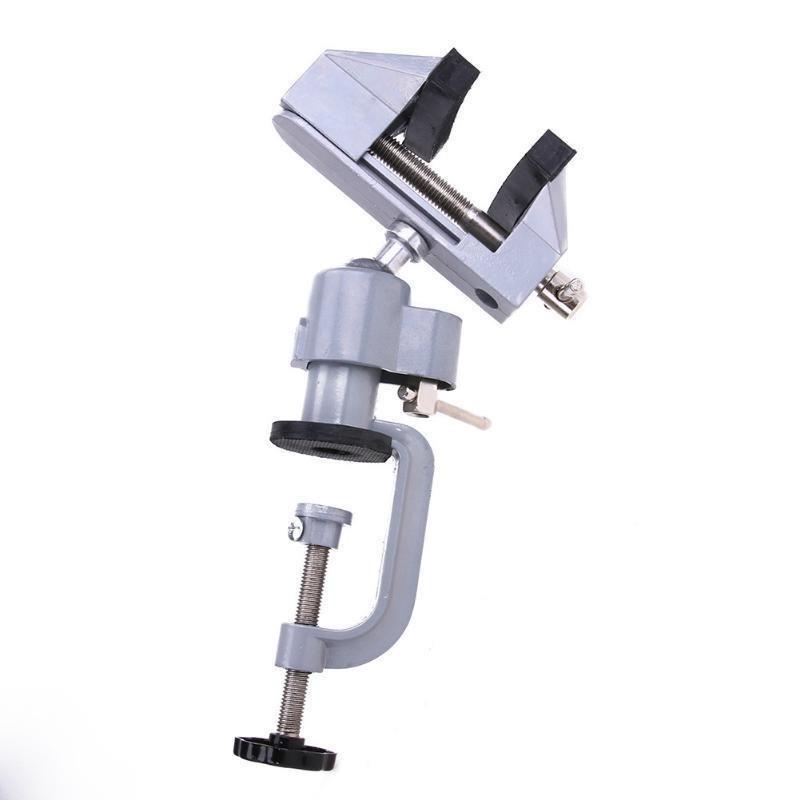 360° Swiveling Head Rotating Table Bench Vise Universal Electric Mill Bracket