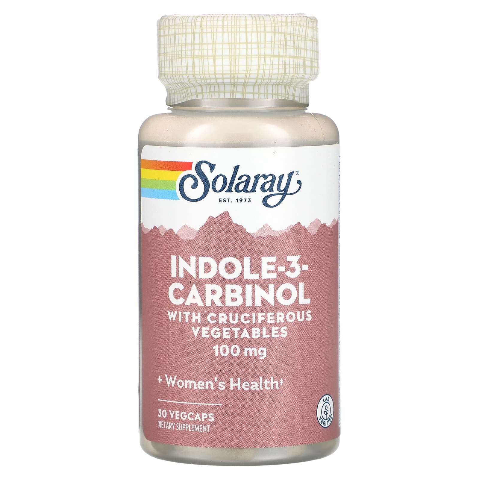 

Indole-3-carbinol, with Cruciferous Vegetables, 100Mg, 30 Veggie Caps
