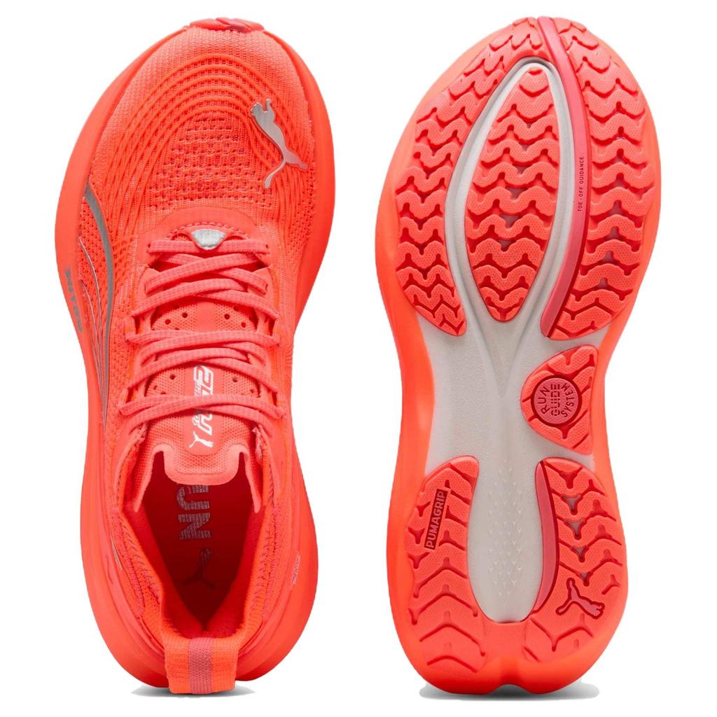 Puma ForeverRun Nitro 2 Leuchtend Rot Damen Sneaker Silber 310471-07