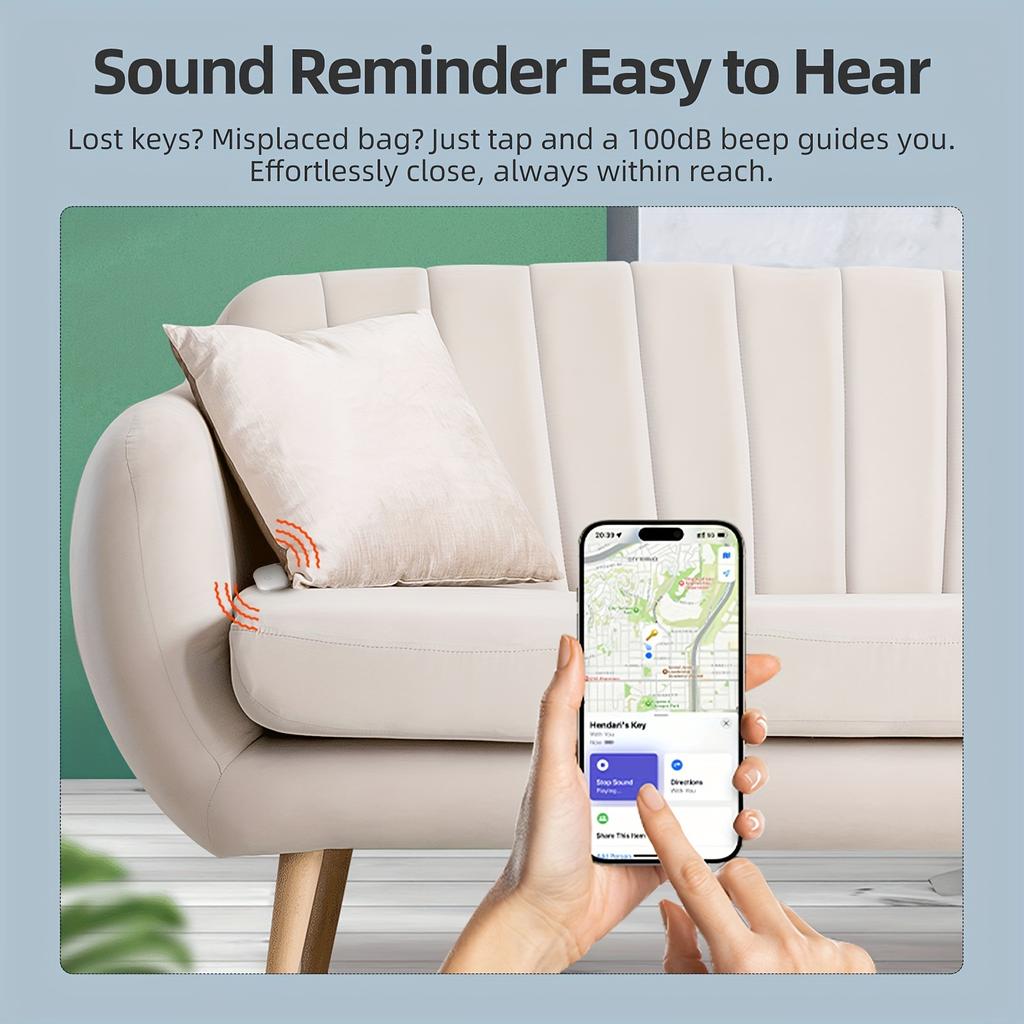 4 buc Luggage Tracker Key Finder Smart Tag Compatibil cu Find My IOS Only Wireless Tracker pentru chei, bagaje, portofele, genți, valize și multe altele!