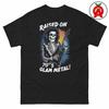 Glam Metal T-Shirt, 70s Rock Skeleton Guitarist Tribute Unisex Shirt, Classic Rock Legend Gift for Headbangers Graphic Tee