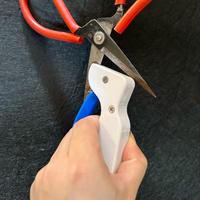 Tragbarer Handheld-Outdoor-Schärfer Kompaktes Design Ergonomischer Griff Schnelles Schärfen Für Messer Scheren Campingwerkzeuge Wanderausrüstung Outdoor-Aktivitäten