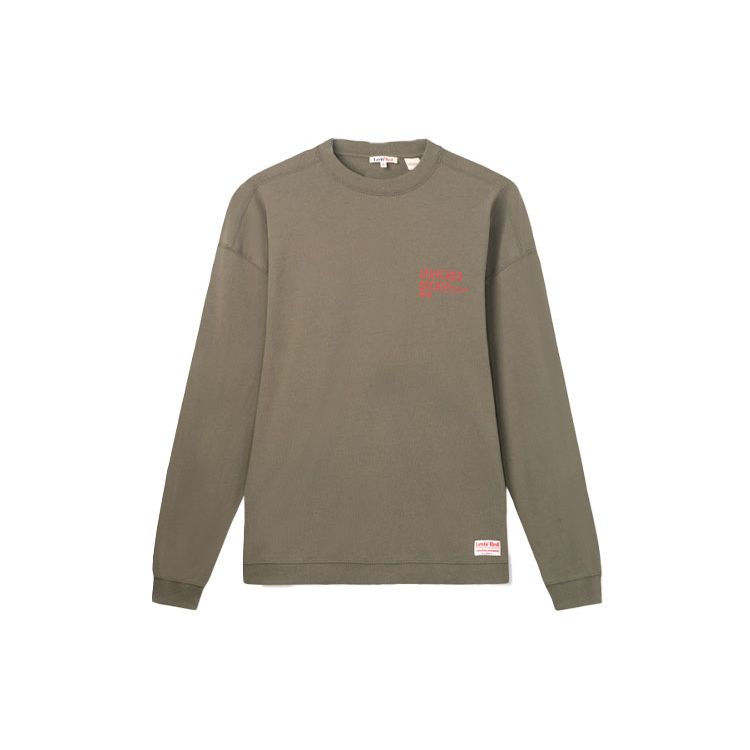 Levis Printed Logo Crewneck Sweatshirt Men sweatshirt Olive A0997-0000