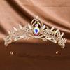 Baroque Crystal Tiaras and Crowns Vintage Rhinestone Princess Prom Crown Diadem for Bride Women Wedding Hair Accessories Jewelry