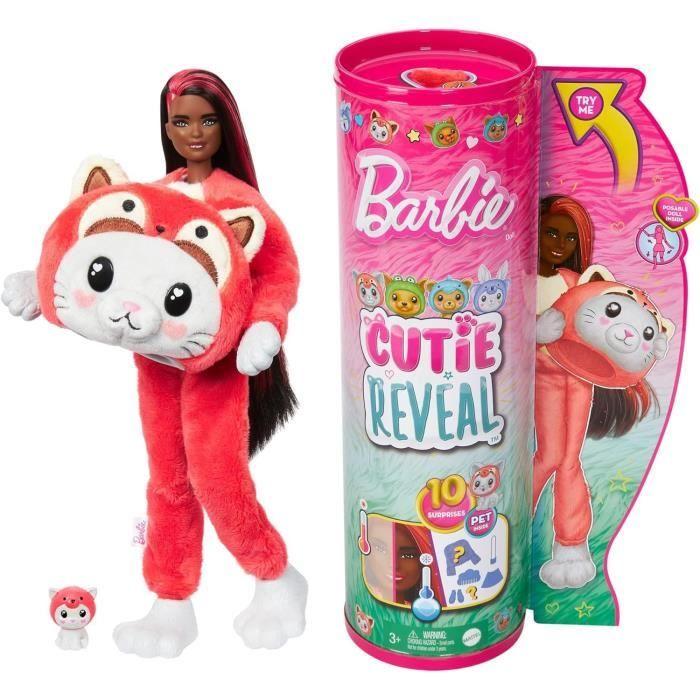 Barbie-Cutie Reveal-Poupée Sur Le Thème Des Costumes, Chaton Panda HRK23