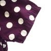 KATO Dot Pattern Short Sleeve Cotton Shirt XS Purple Polka Dot Men's Used