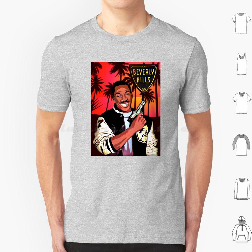 Beverly Hills Cop T Shirt Cotton Men Women DIY Print Beverly Hills Cop Eddie Murphy Comedy 80s 90s Film Movies Coming To