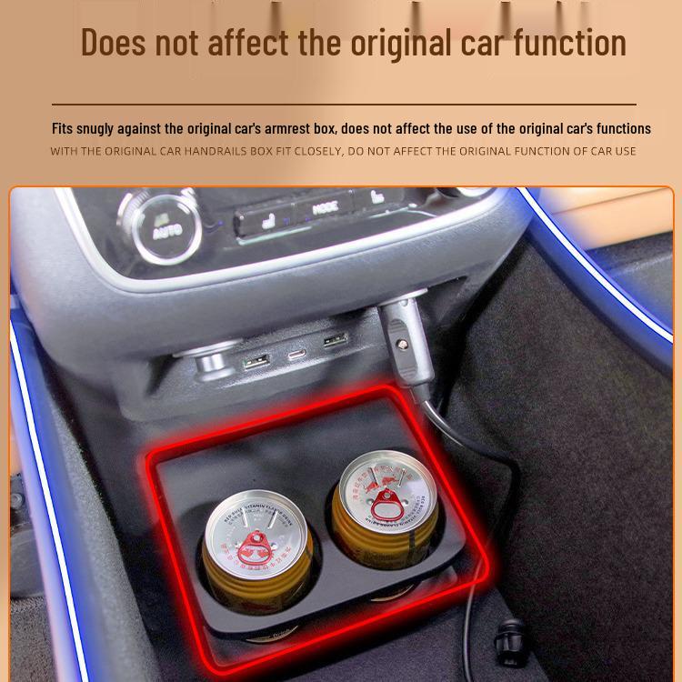 Ideal ONE Rear Armrest Box Center Console Storage Modification