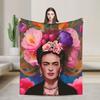 F-Frida K-Kahlo Art Knitted Blanket Paintings Fuzzy Throw Blanket Summer Air Conditioning Printed Soft Warm Bedspreads,