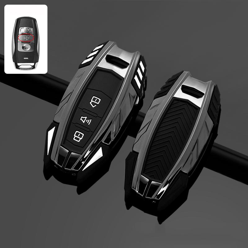 Alloy Key Case for Haval F7x H6 2023 Accessories Car Key Cover Keychain for Haval Jolion Joico Jollein F7 H6 Jolyon F7H Dargo