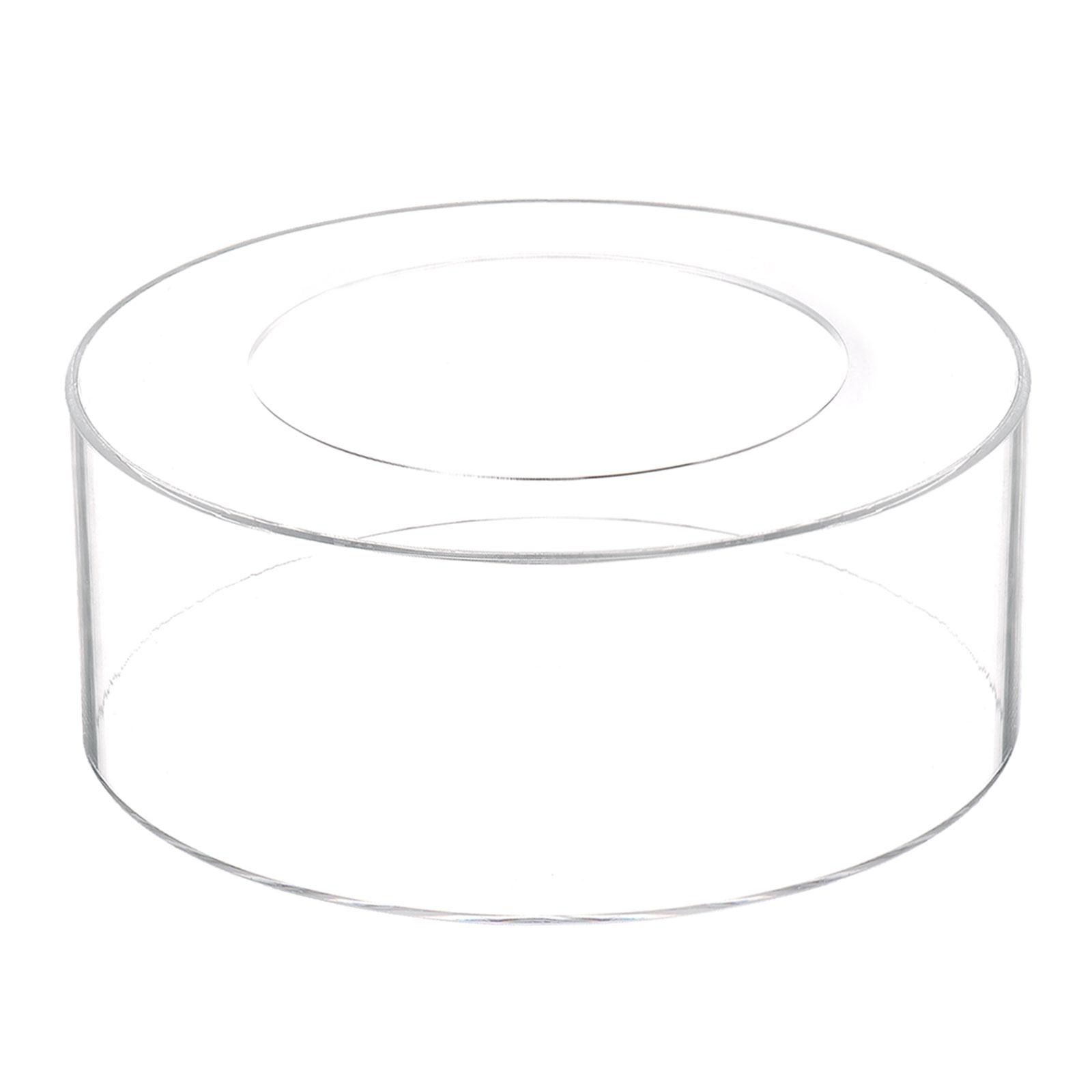 

10x4 Inch Fillable Cake Risers Set Acrylic Cake Stand Clear Tier Stackable Dessert Display Boxex for Decor Wedding Party чистый