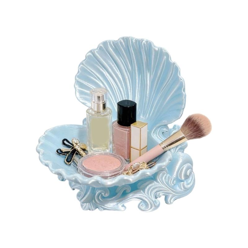 Artistic Waved Designs Jewelry Holder Bowl Decorative Storage Tray Ideal For Storing Makeup And Tiny Items