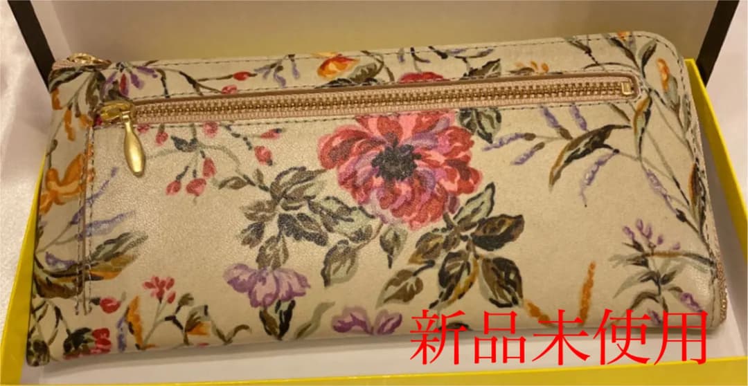 

[USED] Kyoto Naniwaya Takakafu Long Wallet, Gray