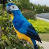 Multicolor Artificial Bird Model Foam Garden Decorative Bird Simulation Parrot  Garden Ornament