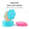 Set de puzzle din lemn, creativ, colorat, tangram, puzzle 3D, jucării educative Montessori pentru copii, jucărie de învățare pentru copii