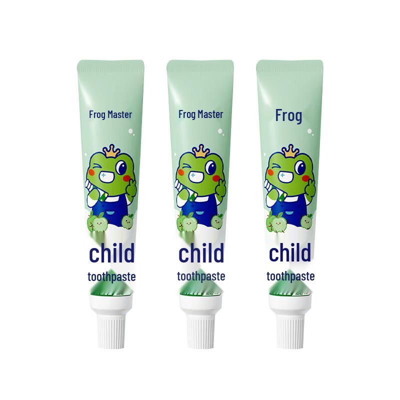 Frog Prince Kids Toothpaste - Apple Flavor 3-Pack