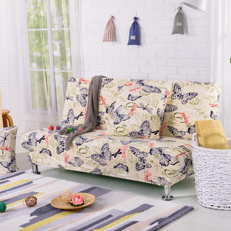 Buy Armless Sofa Bed Covers Elastic Stretch Futon Slipcover Loveseat