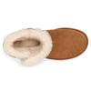 UGG Bailey Button UGG Charm Metallic Alphabet Version Fleece Lined Brown Women's 1114970-CHE