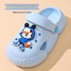 Bobodou Summer Boys' Lightweight Non-Slip Indoor Clog Shoes for Toddlers and Kids