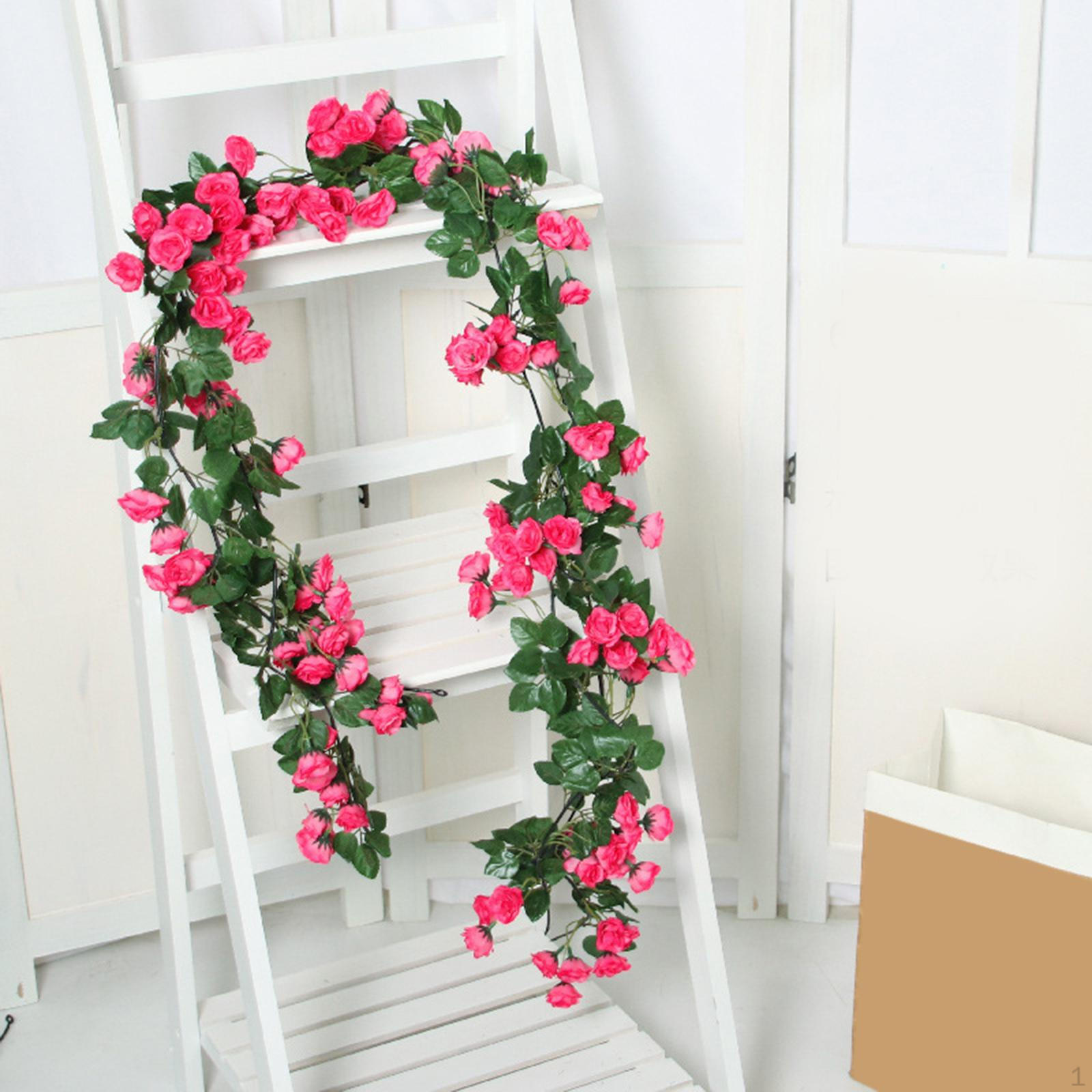 

Искусственный цветок винограда зеленые листья гирлянда роза для фона розы красного