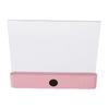 Flat Book Light Clear Rechargeable with 3 Colors Timer Dimmable Night Reading Doodleable Panel Plate Lamp Full Page Pink