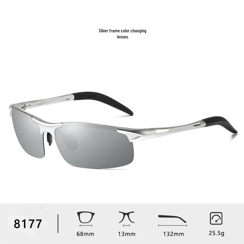 Men's Polarized Aluminum-Magnesium Sunglasses 8177 - Day & Night Vision