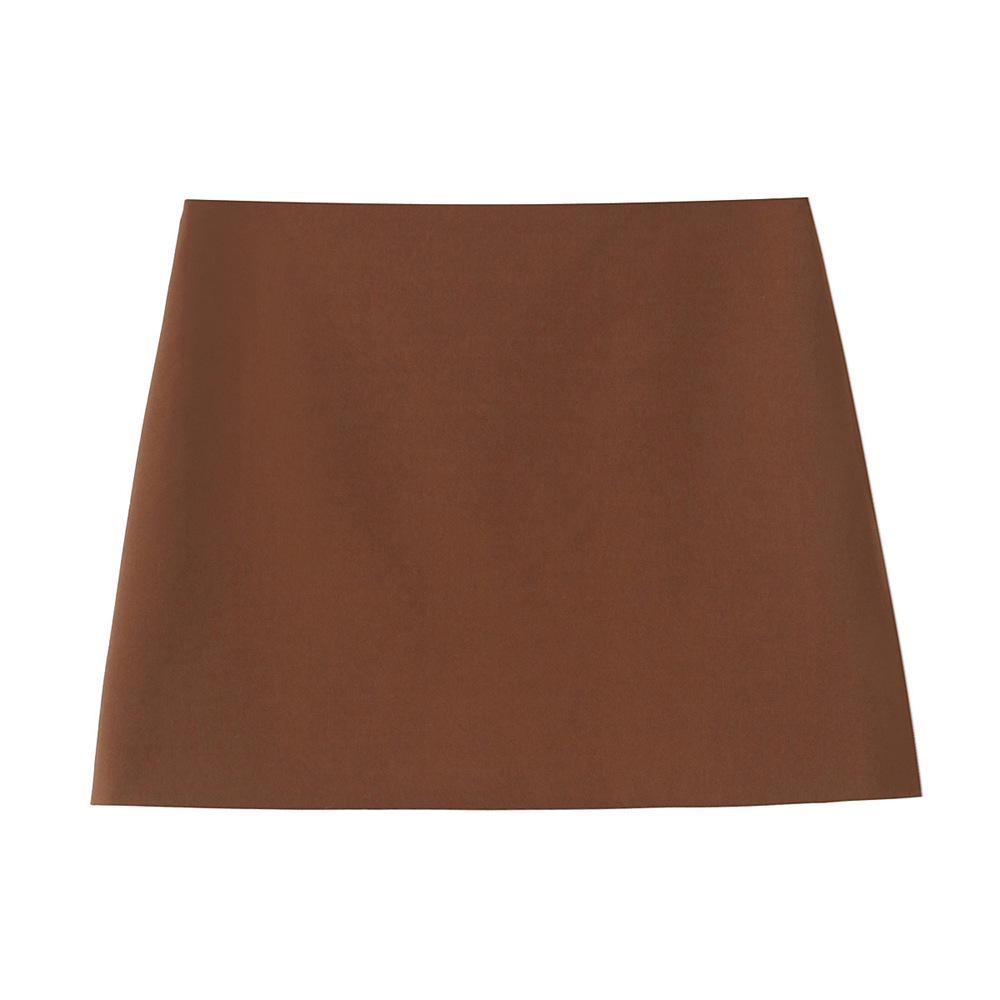 

Весна 2025 Женский приталенный комплект: V-образный жилет без рукавов и юбка миди Small