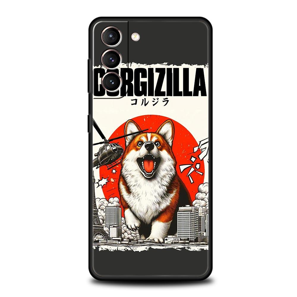Cute Corgi Dog Phone Case Cover for Samsung Galaxy S26 S25 S24 S23 S22 S20 S21 FE Ultra S25 Edge Plus 5G Soft TPU Shell Fundas