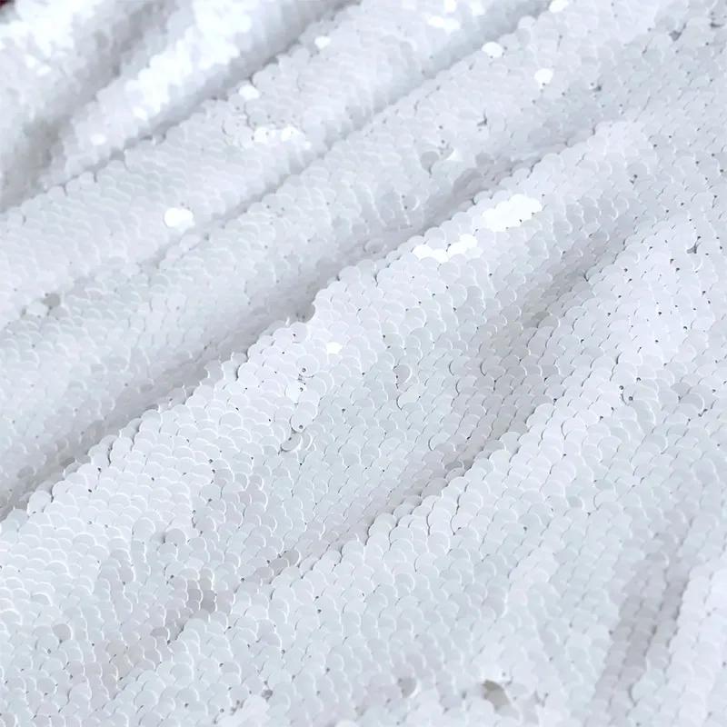 50x130cm 9mm Sequin Cloth Color Butyl Cloth Thickened Opaque Stage Background Cloth Decorative Costume Fabri