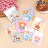 100Pcs 7X7+3Cm 10X10+3Cm Cute Cartoon Animal Printed Plastic Self-Adhesive Bags Cookie Biscuits Snack Package For Home Bakeries