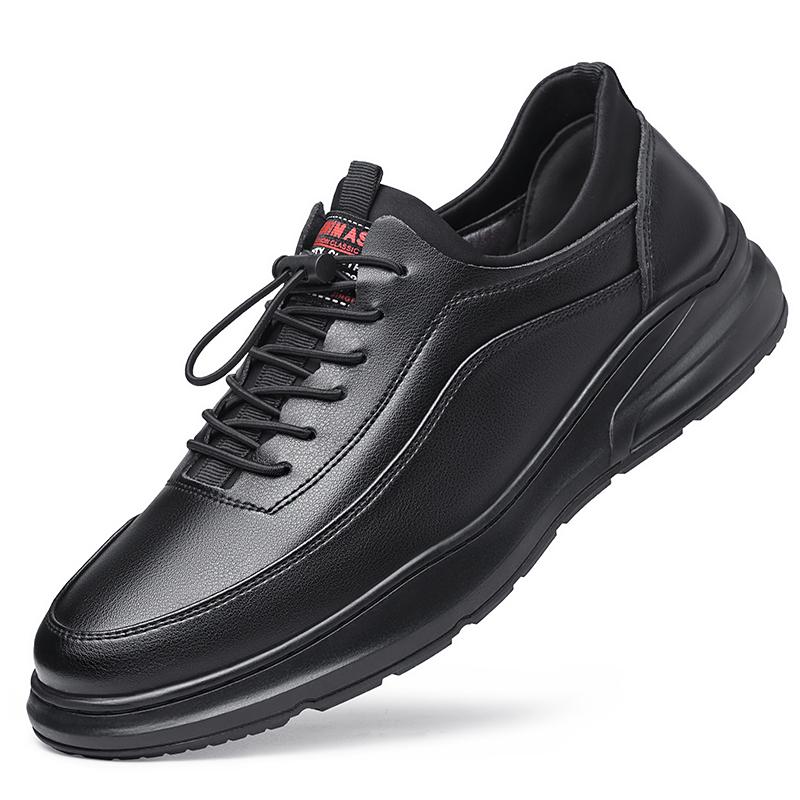 Fashion Hot Sale Men Casual Leather Sneaker New Trend Casual Shoes for Men All-match Man Skateboard Shoe Outdoor Comfy Sneakers Trainers
