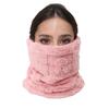 Solid Color Plush Scarf Solid Color Soft Scarf Cute Cold Resistant Neck Warm Skiing