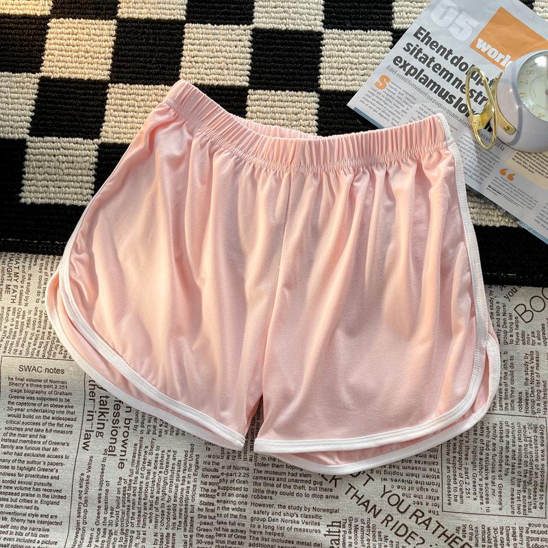Sport Shorts Frauen Sommer Damen Außerhalb Tragen Weiß Hause Casual Hohe Taille Lose