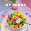 Seikaoen Watermelon Gum 1600 Roses Refill Gumball Bublle Gum Bubblegum Random Set Overseas Sweets Asmr Snack Balloon Strawberry Pineapple (approx.