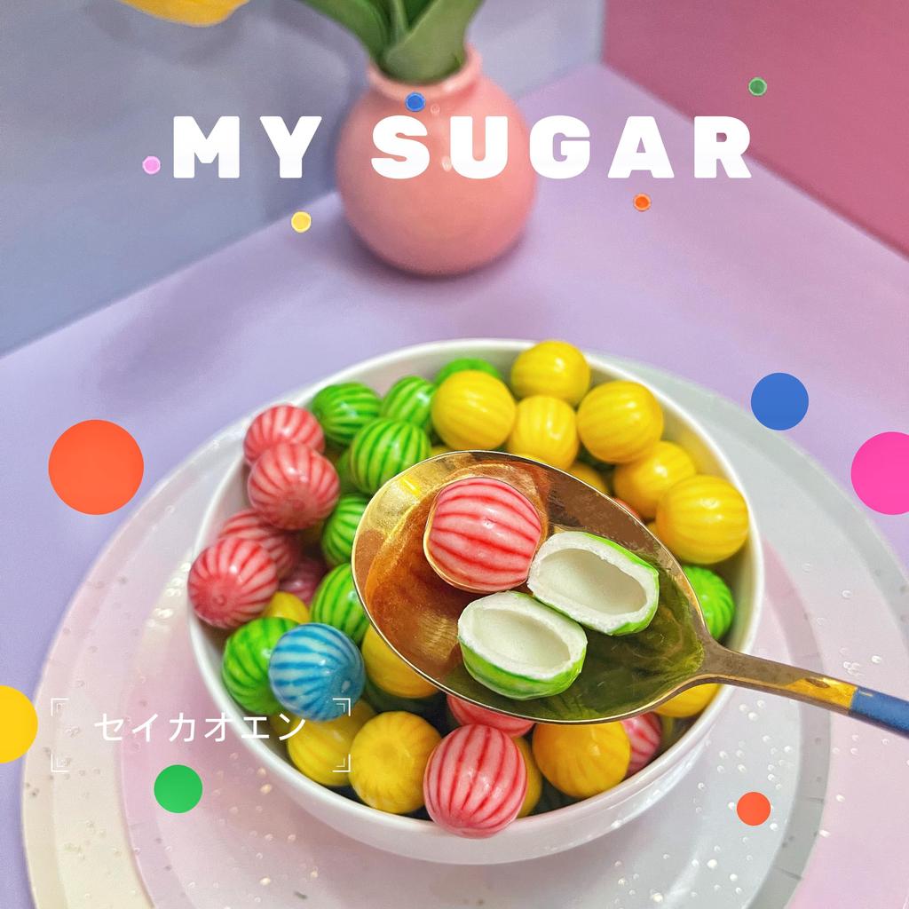 Seikaoen Watermelon Gum 1600 Roses Refill Gumball Bublle Gum Bubblegum Random Set Overseas Sweets Asmr Snack Balloon Strawberry Pineapple (approx.