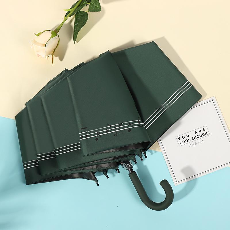 

Women s Stylish All-Weather Umbrella: Thick, Foldable, Sun & UV Protection, Black-Coated Parasol – Customizable for Branding. 2020 New - Japanese Small Hook