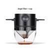 Double-Layer Foldable Pour-Over Coffee Filter Cup - Travel Essential