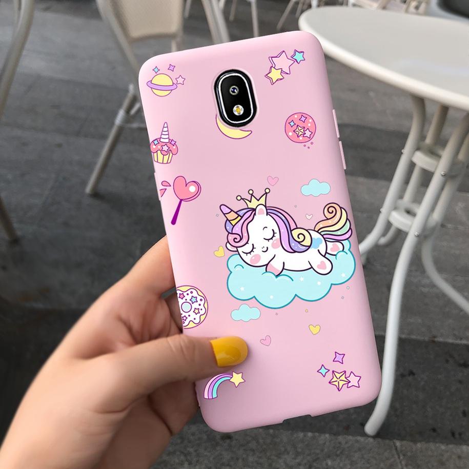 For Samsung Galaxy J5 2017 J530 SM-J530F Case Cute Cartoon Cats Unicorn Butterfly Bee Soft Cover for Samsung J5 2017 J530F Funda