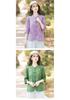 Summer New Stylish Seven-Sleeve Chinese Style Shirt for Middle-Aged Women