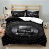 Viking Ship At Sea 3PCS Bedding set,Ideal for 1pc Duvet Cover And 2pcs Pillowcases Perfect for Fan gift,Ideal for Bedroom, Dormitory